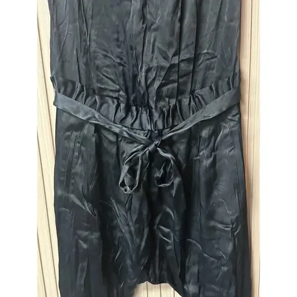 FRAME Harem Jumpsuit in Noir Black Women’s Size M - Picture 4 of 11